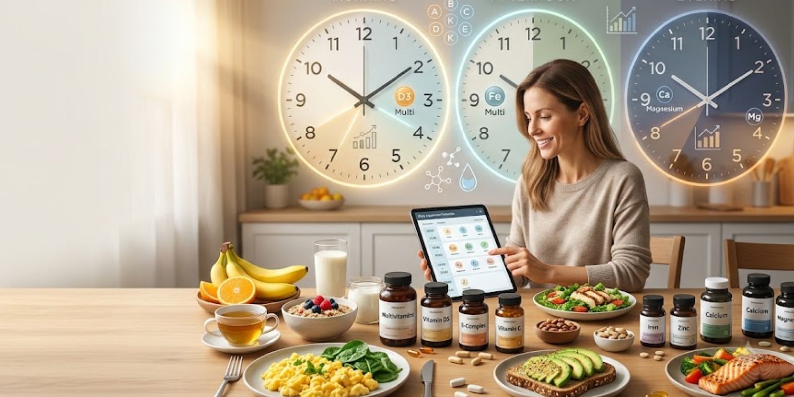 Best Time To Take Vitamins: A Complete Guide for Maximum Benefits