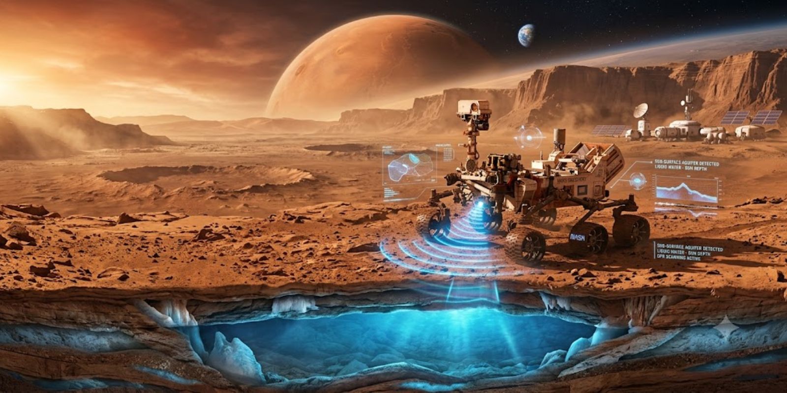 MARS HIDDEN WATER: Evidence of Underground Water on the Red Planet