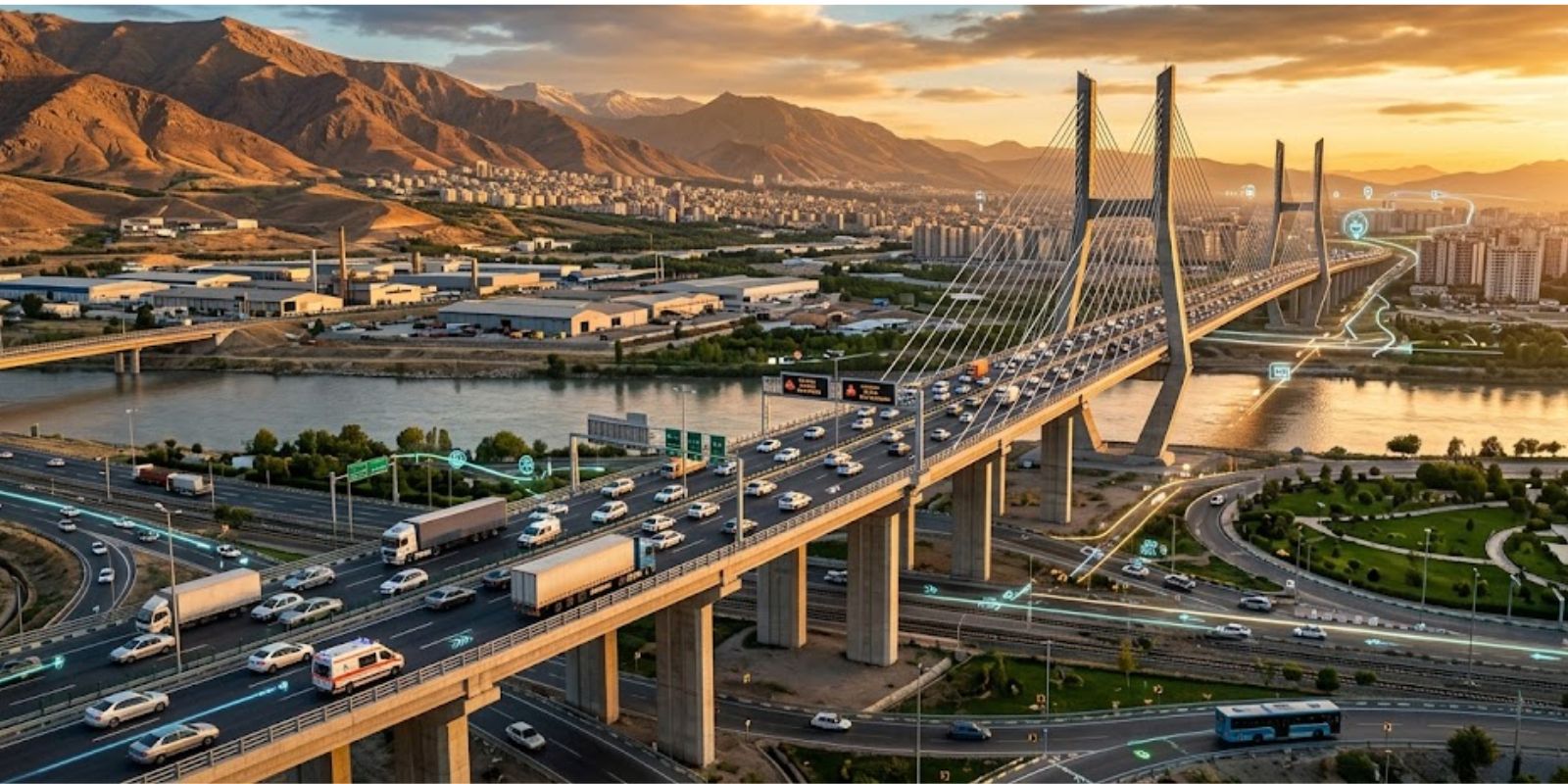 The Strategic B1 Bridge in Karaj: Its Importance to Transportation and Regional Connectivity