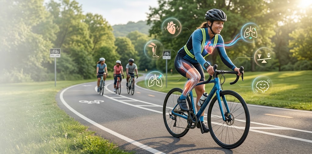 Cycling Benefits: Regular Cycling Improves Your Health & Fitness