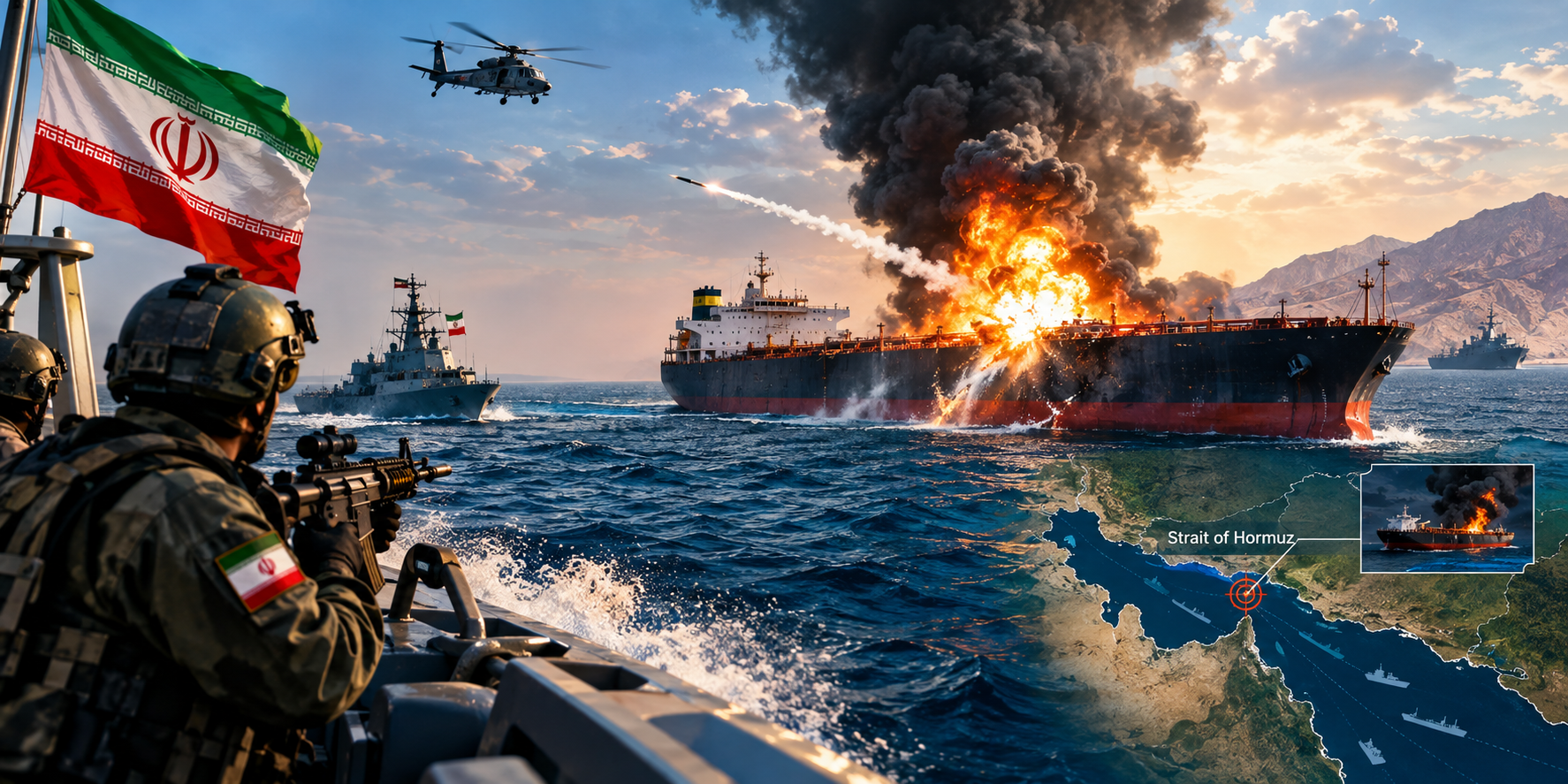 Iran’s Aggressive Move: Tanker Strikes Near Hormuz