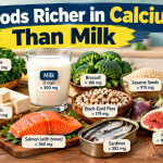 Top Foods Richer in Calcium Than Milk