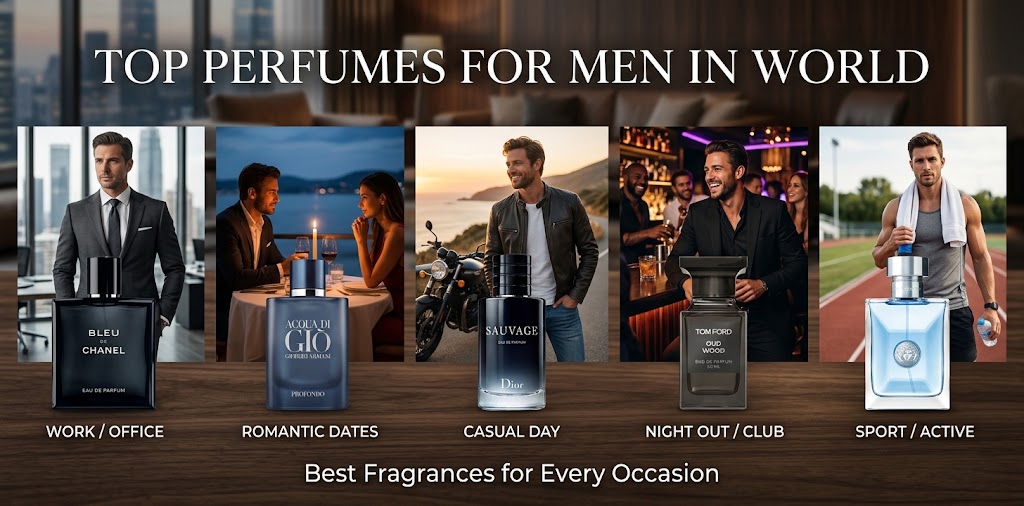Top Perfumes For Men in World: Best Fragrances for Every Occasion