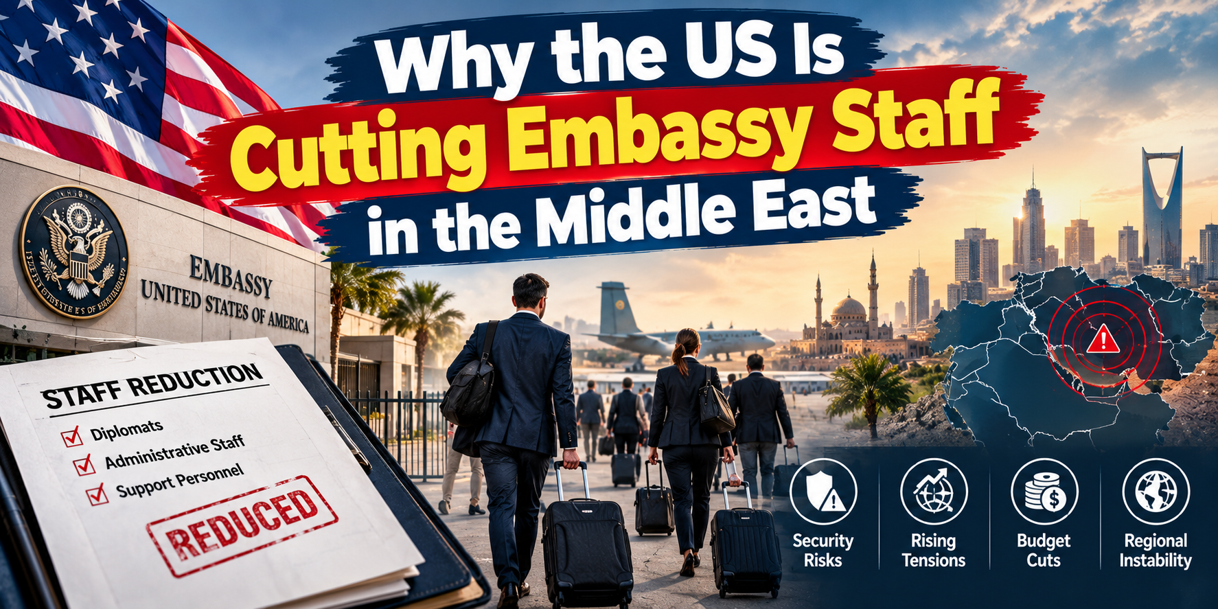Why the US Is Cutting Embassy Staff in the Middle East