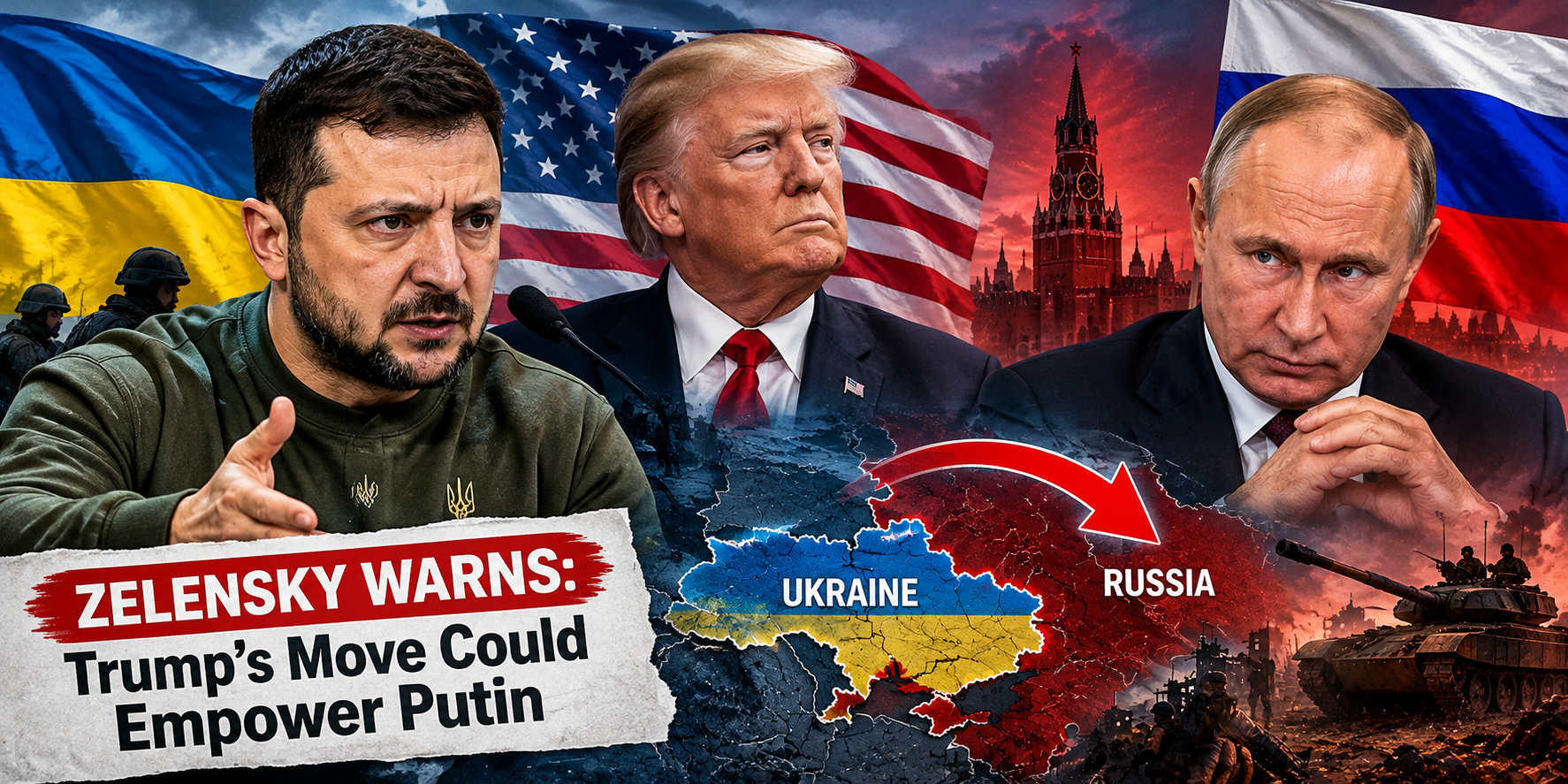 Zelensky Warns: Trump’s Move Could Empower Putin